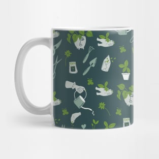 Home gardening pattern Mug